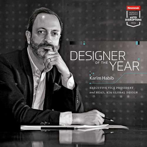 ▲‘올해의 디자이너(Designer Disruptor of the Year)’ 부문에 선정된 기아 글로벌디자인담당 카림 하비브 부사장